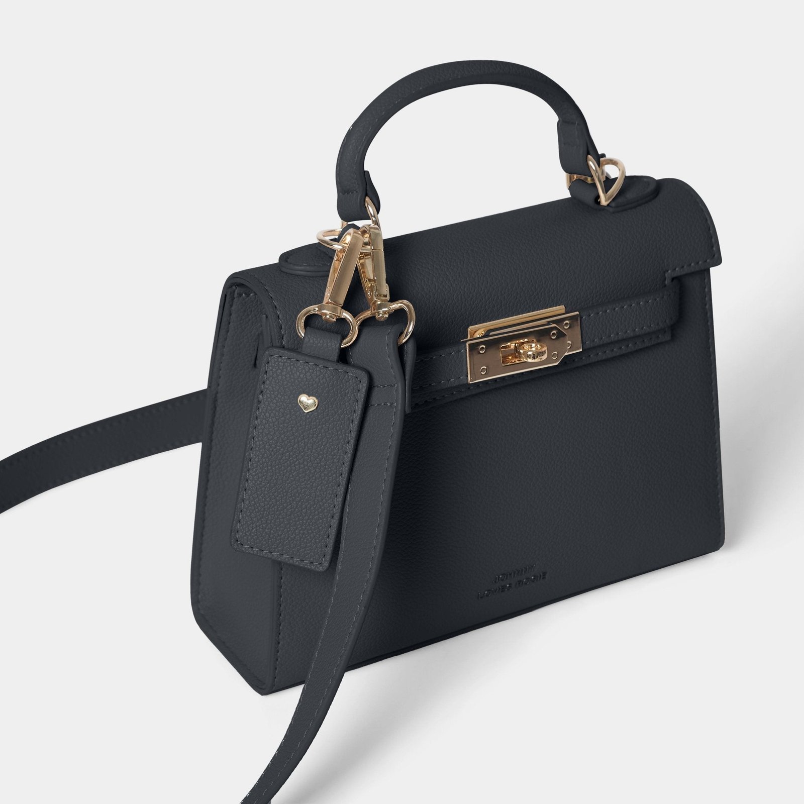 Willow Top Handle Tote Bag Black - Image 2