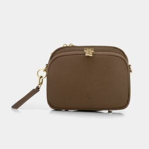 Chelsea Midi Crossbody Bag - Chocolate Brown Leather